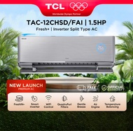 TCL FAI Series CoolPro | FreshIN+ Inverter Split-type Air Conditioner - 1.0/1.5 HP Aircon (White)