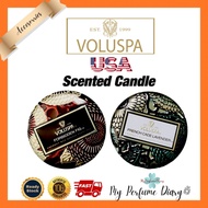 <Luxury> American Voluspa Mini Tin Candle Coconut Wax Bougie Parfumee