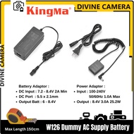 KINGMA NP-W126 ( DR-W126-AUK ) Dummy Battery Kit with AC Power Supply Adapter