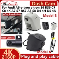 For Audi A6 e-tron e tron S6 RS6 C7 C8 4K A7 S7 RS7 A8 S8 D4 4H D5 4N 4K 2160P Full HD 1080P Car DVR