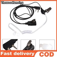 THEFAM FBI Style Headset Earphone Earpiece Mic Security Radio Walkie Talkie Pro 2 Pin EN