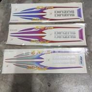 Stiker sticker body stripe cover set (1) suzuki fx110 fx 110