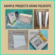 ◱ ❁  ▧ SOLID FOLDCOTE #18  350 gsm  A4 size 25 sheets per pack