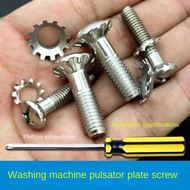 ♥Suitable for Midea Washing Machine Impeller Turntable Plastic Water Blade Chassis Dial Screws6mm/ 8