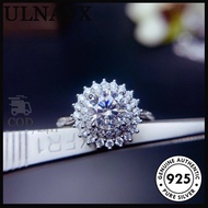 Diamond Ring 1 Carat Zircon Multi-layerPLATINUM PT950 LayeredYANG
