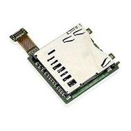 1Pcs SD Memory Card Reader Slot Socket With PCB Board Flex Cable Replacement Compatible with Nintend