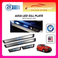 Axia 2014 LED side sill plates axia car accessories 2020 led side step door step perodua axia