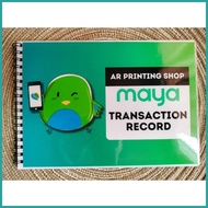 ◊ ✰ ◺ GCASH Transaction Book Maya E-Loading Transaction Record