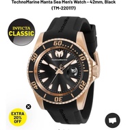 TechnoMarine Manta Sea Men's Watch - 42mm, Black (TM-220117)