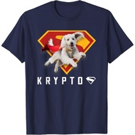 Men's cotton T-shirt Superman (2025 Movie) Krypto Shield T-Shirt 4XL , 5XL , 6XL