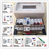 8 Way Distribution Box DB Full Set Single Phase 63a RCCB 0.1ma C/W MianSwitch 2Pole McB Foc Mcb Bar 