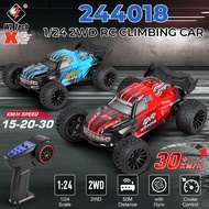 WLtoys 244018 1/24 2WD RC Car, 30KM/H High Speed Off-Road Climbing with Gyro Stabilizer & Cruise Con