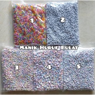 Round Letter Beads 1 Pound Acrylic Color Letters Monte Alphabet Flower Letters Flat Round Letter Bea