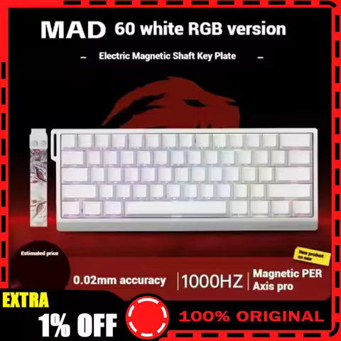 FGG Madlions Mad60 Mad68 He Mechanical Keyboard Magnetic Switch 8k Wired Rgb Hot Swap Custom Keyboar