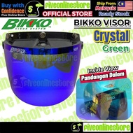 BIKKO BOGO Visor Helmet 3 Button For MHR MS88 SGV MAGNUM 100% Original Quality Motorcycle Black Cap 