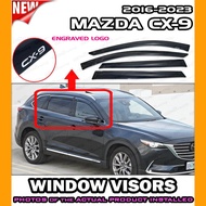 Suitable for 2016-2023cx-9 window Rain Eyebrow Rain Cover Rain Cover Rain Cover window visor Factory
