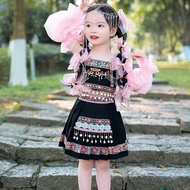 Ethnic Costume Guangxizhuang Ethnic Miao Ethnic Minority Ethnic Children Hani Photo Girls Costume Pe