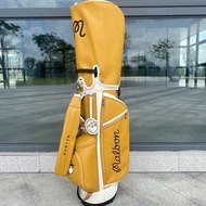 Beg golf MALBON model baharu, beg golf kalis air daripada bahan kulit, beg golf dengan penyangga, be