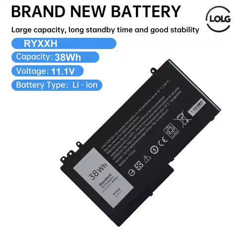 RYXXH Laptop Battery For Dell Latitude E5250 E5450 E5550 12 5000 11 3150 3160 3550 Series Notebook 9