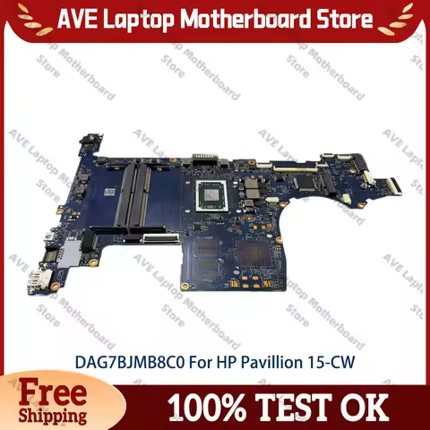 For HP Pavilion 15-CW With R3 R5 R7 CPU DDR4 L22762-601 L46709-601 DAG7BJMB8C0 Laptop Motherboard 10