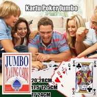 28x20CM 54 Sheets Jumbo Poker Cards Unique Playing Card/s Fun Wedding Idea Game/s Big Poker Card/s J