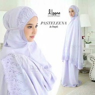 in stock Mukena Siti Khadijah Pasteleena in Purplee