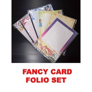 (ESA)A4 BINDING SET(FANCY CARD FOLIO SET) COLOUR PAPER