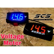 Battery Voltmeter KOSO THAI Digital LED Display Motor Car 12V-150V VOLTAGE Waterproof Modif MT15 Y15