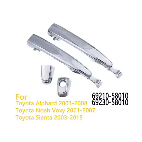 Automotive Parts Electroplated External Door Handle For Alphard Sienta Noah/Voxy 69210-58010 69230-5