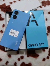 OPPO A17 RAM RAM 4\64 Nominus masih mulus fullshet second rasa baru garansi resmi indonesia