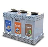 【GW】Recycle Bin Waste Separation Trash Bin Stylish -RB02S