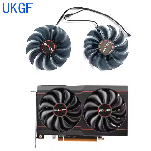 DIY new 88MM GPU fan 4PIN FDC9015U12S FDC10H12D9-C for Sapphire PULSE AMD Radeon RX 6500 XT graphics