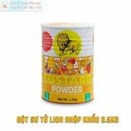 Lion custard powder large can 3.5kg imported Lion custard powder 3.5kg for baking