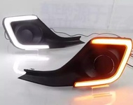 Mastersat SUZUKI Swift รุ่นปี 2018  ไฟ Led Day light+ไฟเลี้ยว  ในกันชนหน้า ตรงรุ่น ผลิตจากวัสดุ ABS 