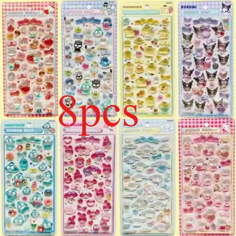 Anime Hellokitty Hangyodon Cinnamoroll Bonbon Drop Seal Sanrio Bonbon Drop Seal Aesthetic Decorative