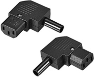 IEC C13 right angle rewirable connector 3 pin female power plug socket