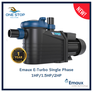 Emaux E-Turbo Pump ET100/ET150/ET200 ปั๊มใหม่รุ่นเทอร์โบ 1แรง/1.5แรง/2แรง