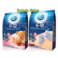 Dutch Baby Formula Milk 0-12m / 6-18m x 300g, 550g, 850g