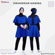 Rocella Swimwear Marina Lengkap Dengan Jilbab Baju Renang Jumbo Wanita Dewasa Berhijab Baju Renang M