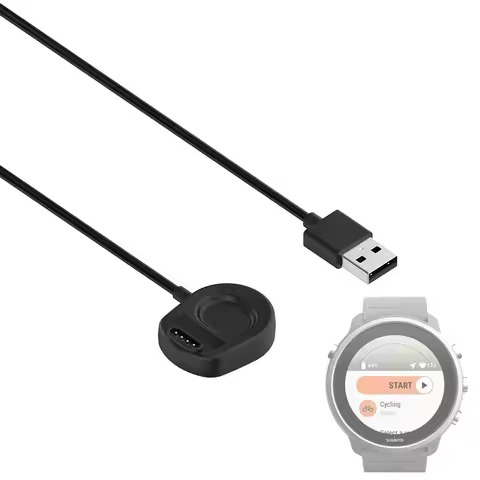 Smartwatch Dock Charger Adapter USB Charging Cable Power Charge Cord Stand for Suunto 7 Sport Smart 