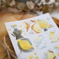 Lemon Crumbs 檸檬甜點店、陽光宅配 - 郵票貼紙組