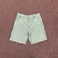 Carhartt FILLER Villager Carbartvtg Kahart สไตล์อเมริกันเข่าคู่ใส่ทำงานซักเสื้อผ้าห้าส่วนกางเกงขาสั้