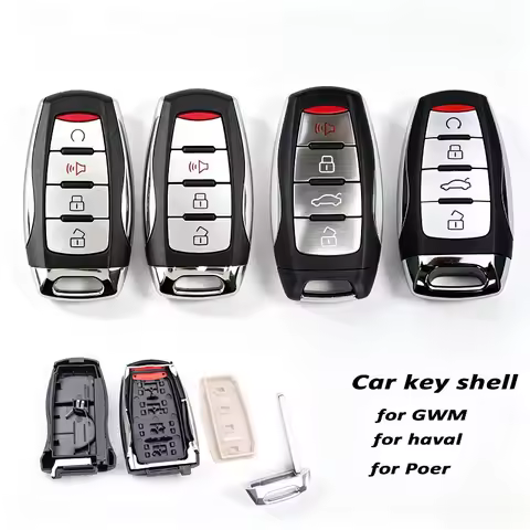 3&4 Buttons Car Key Housing Key Case Shell for Haval H4 H6 H7 H9 F5 F7 H2S Dargo C30 C50 Coupe Hover