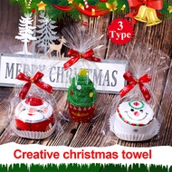 [None][BULK DEAL 2PCS] XMAS GIFT IDEAS★Christmas Towels ★Towel gift Set Santa  Snowman  Christmas Tree