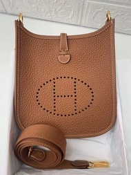 (sold) Hermes Mini Evelyne 金金🎠✨