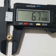1pcs 12T ID 2mm OD 7mm L 5mm Mirror Gear