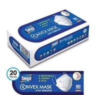 SENSI CONVEX MASK 4D 4PLY ORIGINAL MEDICAL MASK CONTENTS 20 PCS