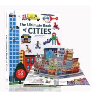 The ultimate book of cities toy book childrens car picture book interesting popular science three-di