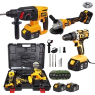 (แพ็ค3) MOLITA สว่านไร้สาย 3 ระบบ 298V +เครื่องเจียร์ไร้สาย + สว่านโรตารี่ไร้สาย แบตเตอรี่ 2 ก้อน สว