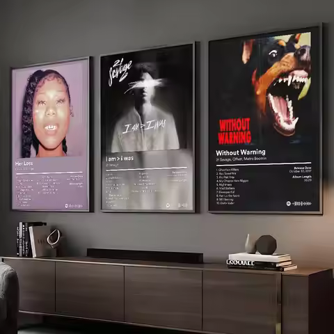 Singer 21 Savage Poster HD Art Sticky Wall Waterproof Home Living Room Bar Decoration